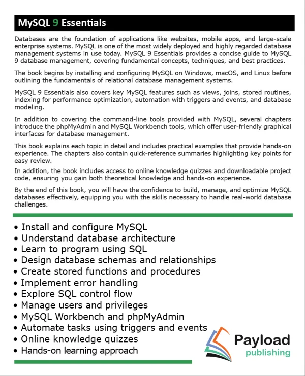 MySQL 9 Essentials eBook - Image 2