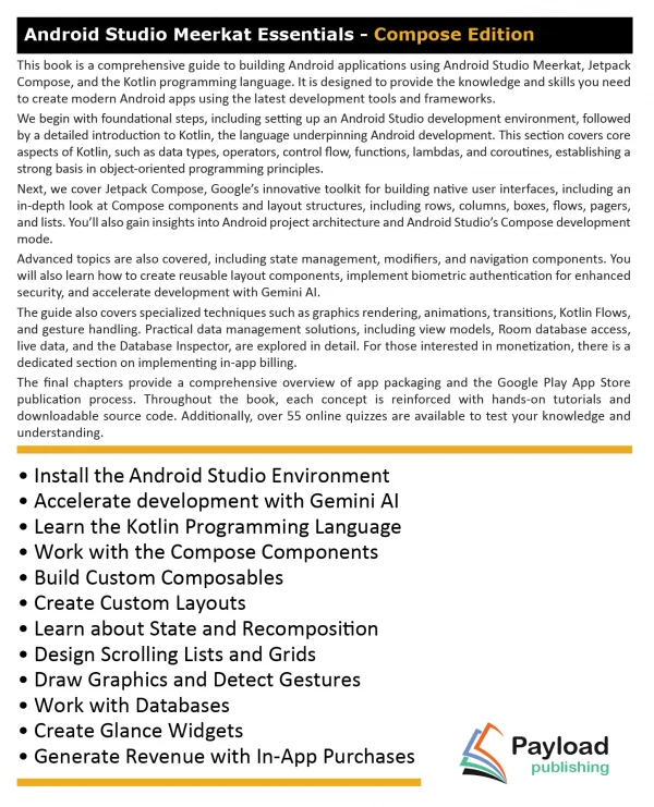 Android Studio Meerkat Essentials - Compose Edition eBook - Image 2